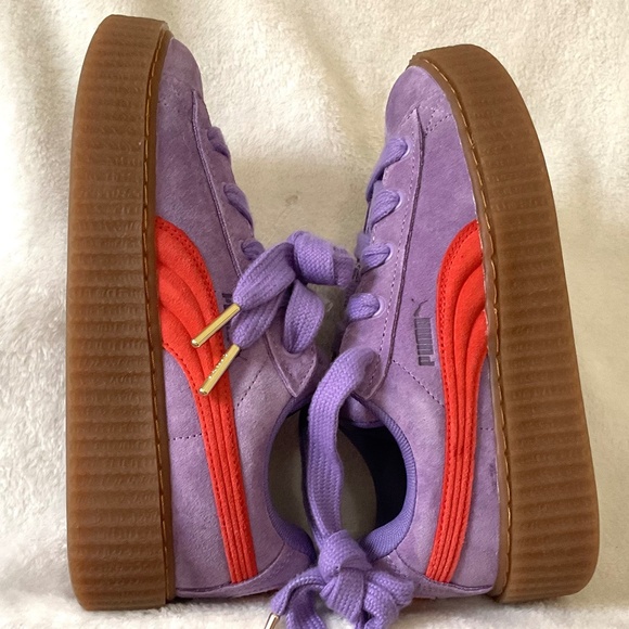 Puma Fenty Rihanna Platform Sneakers Suede Y2K Retro Creeper Size 7 - Picture 8 of 16